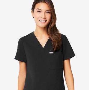 black Catarina figs scrub top M